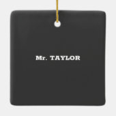 Zondag schoolleraar — Geweldige Keramisch Ornament (Achterkant)