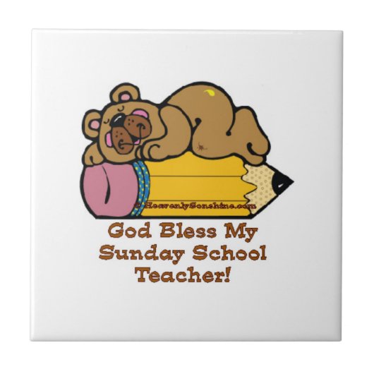 Zondag schoolleraarschap tegeltje (Voorkant)