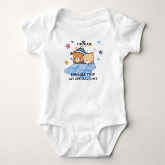 Zondag Snuggle Time T-shirt (Voorkant)