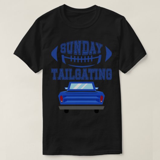 Zondag Tailgating T-shirt (Design voorkant)