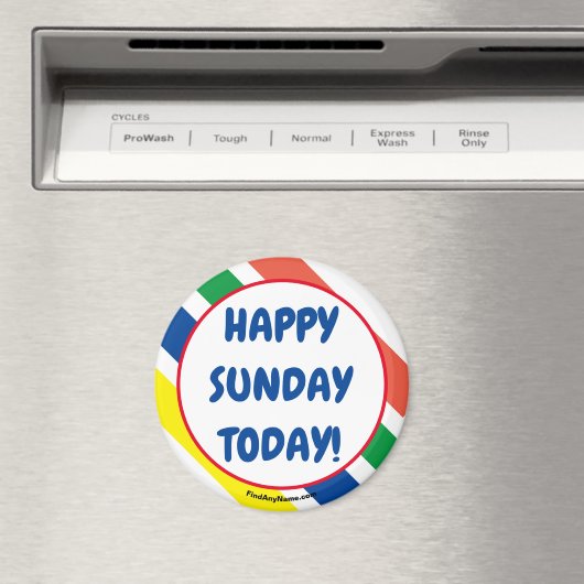 ZONDAG VANDAAG! Magneet (Insitu (Vaatwasser))