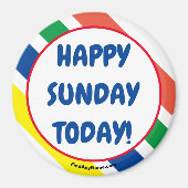 ZONDAG VANDAAG! Magneet (Voorkant)