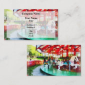 Zondag vanmiddag op de Carrousel Visitekaartje (Voorkant / Achterkant)