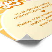 Zondag Verjaardag Party Meisje Time Capsule Poster (Hoek)