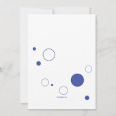 Zondag Verjaardagsfeestuitnodigingen Kaart (Achterkant)