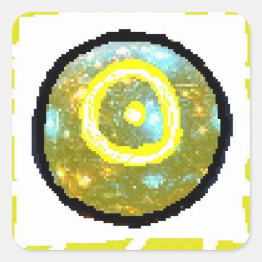 Zondag Vierkante Sticker (Voorkant)