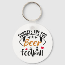 Zondag voor Sleutelhanger van bier en Football