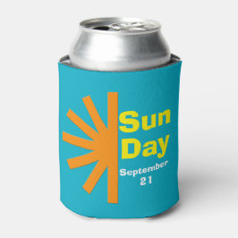 Zondag voor zonne-energie blikjeskoeler