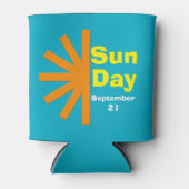 Zondag voor zonne-energie blikjeskoeler (Voorkant)