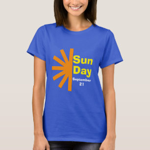 Zondag voor zonne-energie t-shirt