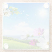 Zondag voorjaar en zomer glazen onderzetter (Achterkant)