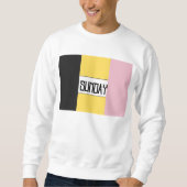 Zondag wekelijkse herinnering collectie sweatshirt (Voorkant)