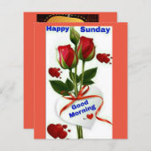 Zondag wensen (Voorkant / Achterkant)