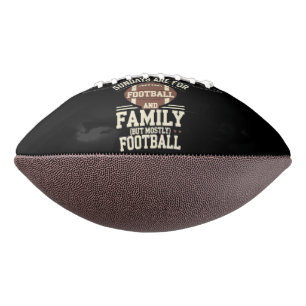 Zondag zijn voor familie en football meestal footb