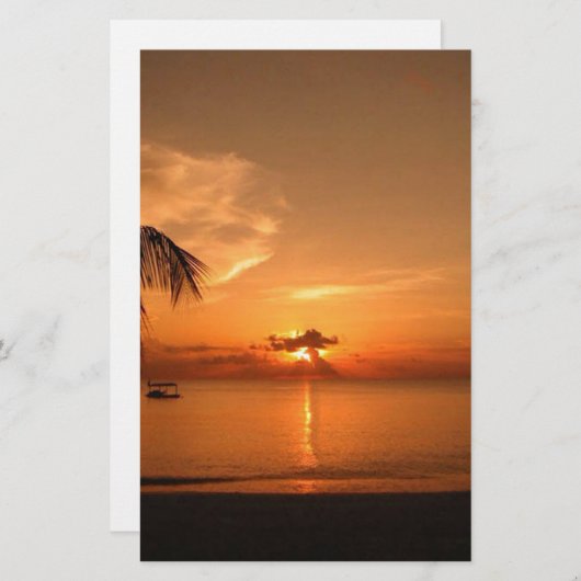 Zondag zomer briefpapier (Voorkant / Achterkant)