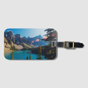 Zondag zomer   Moraine Lake, Canada Bagagelabel
