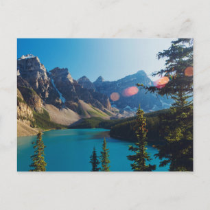 Zondag zomer   Moraine Lake, Canada Briefkaart