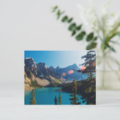 Zondag zomer | Moraine Lake, Canada Briefkaart (Staand voorkant)