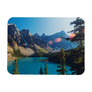 Zondag zomer Moraine Lake, Canada Magneet