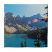 Zondag zomer | Moraine Lake, Canada Tegeltje (Voorkant)