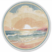 Zondag zomer sticker (Voorkant)