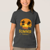 Zondag zomer Tri-Blend shirt (Voorkant)