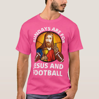 Zondagen zijn voor de jezuïetenkerk en het Footbal T-shirt