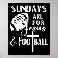 Zondagen zijn voor Jezus en voetbal grappig christ