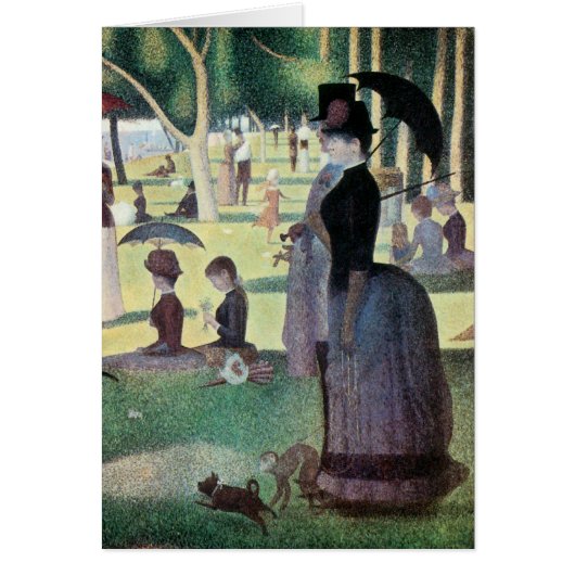Zondagmiddag, eiland La Grande Jatte door Seurat (Voorkant)