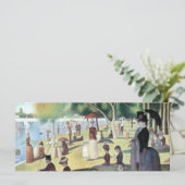 Zondagmiddag, eiland La Grande Jatte door Seurat (Staand voorkant)