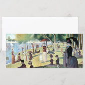 Zondagmiddag, eiland La Grande Jatte door Seurat (Voorkant / Achterkant)