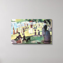 Zondagmiddag, eiland La Grande Jatte door Seurat