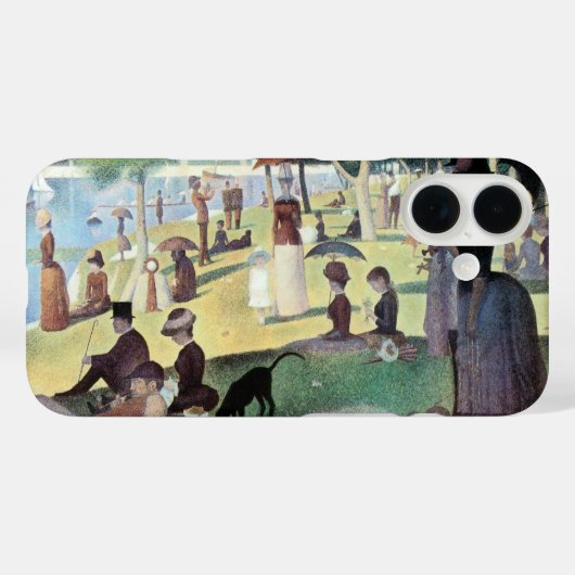 Zondagmiddag, eiland La Grande Jatte door Seurat Case-Mate iPhone Case (Achterkant (horizontaal))