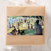 Zondagmiddag, eiland La Grande Jatte door Seurat Etiket (Insitu)