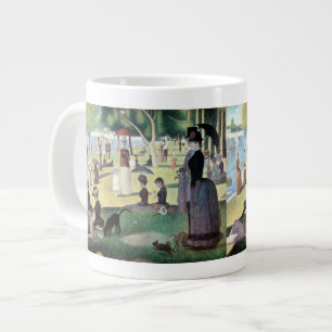 Zondagmiddag, eiland La Grande Jatte door Seurat Grote Koffiekop