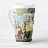 Zondagmiddag, eiland La Grande Jatte door Seurat Latte Mok (Linkerhoek)