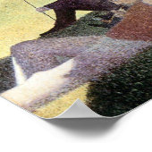 Zondagmiddag, eiland La Grande Jatte door Seurat Poster (Hoek)