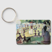 Zondagmiddag, eiland La Grande Jatte door Seurat Sleutelhanger (Achterkant)