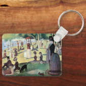 Zondagmiddag, eiland La Grande Jatte door Seurat Sleutelhanger (Voorkant)