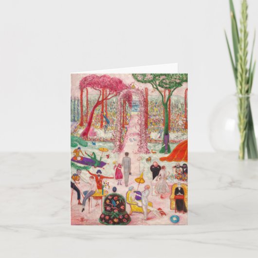 Zondagmiddag in het land bedankkaart (Voorkant)