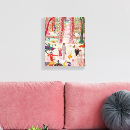 Zondagmiddag in het land canvas afdruk (Insitu (Woonkamer))