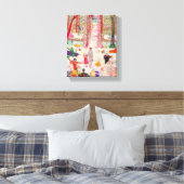 Zondagmiddag in het land canvas afdruk (Insitu (Slaapkamer))