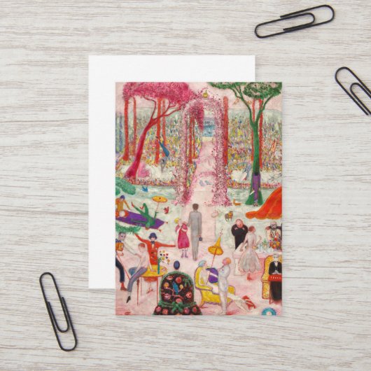 Zondagmiddag in het land visitekaartje (Voorkant / Achterkant in situ)