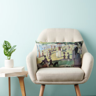 Zondagmiddag, Island La Grande Jatte door Seurat Kussen