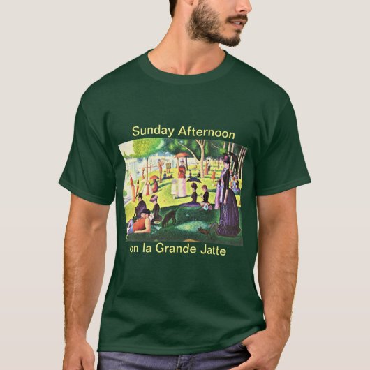 zondagmiddag om 12.00 uur, la Grande Jatte T-shirt (Voorkant)