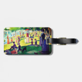 zondagmiddag op het eiland La Grande Jatte Bagagelabel (Achterkant horizontaal)