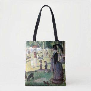 Zondagmiddag op het eiland La Grande Jatte door Ge Tote Bag