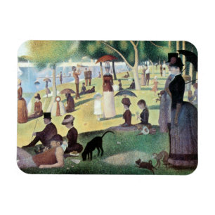 Zondagmiddag op het eiland La Grande Jatte door Se Magneet