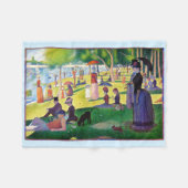 zondagmiddag op het eiland La Grande Jatte Fleece Deken (Voorkant (Horizontaal))