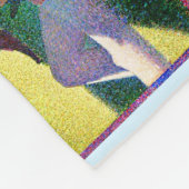 zondagmiddag op het eiland La Grande Jatte Fleece Deken (Hoek)